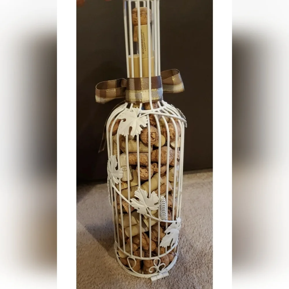 WINE BOTTLE CORK HOLDER STORAGE